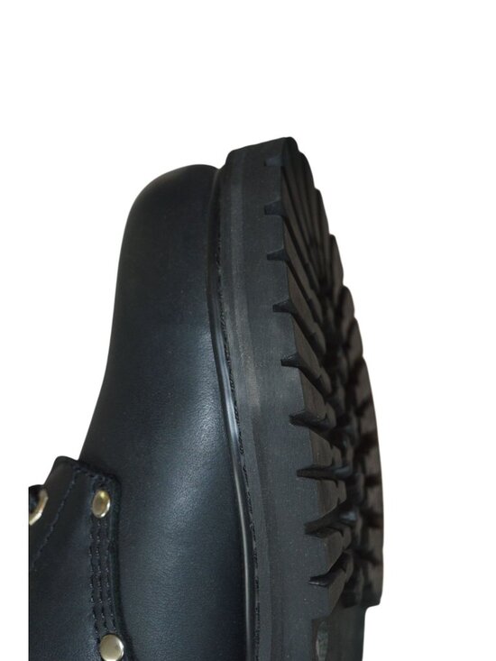 New River Road Crossroads Buckle Boots Black Leather Biker Men Size 8 Motorcycle main image 14